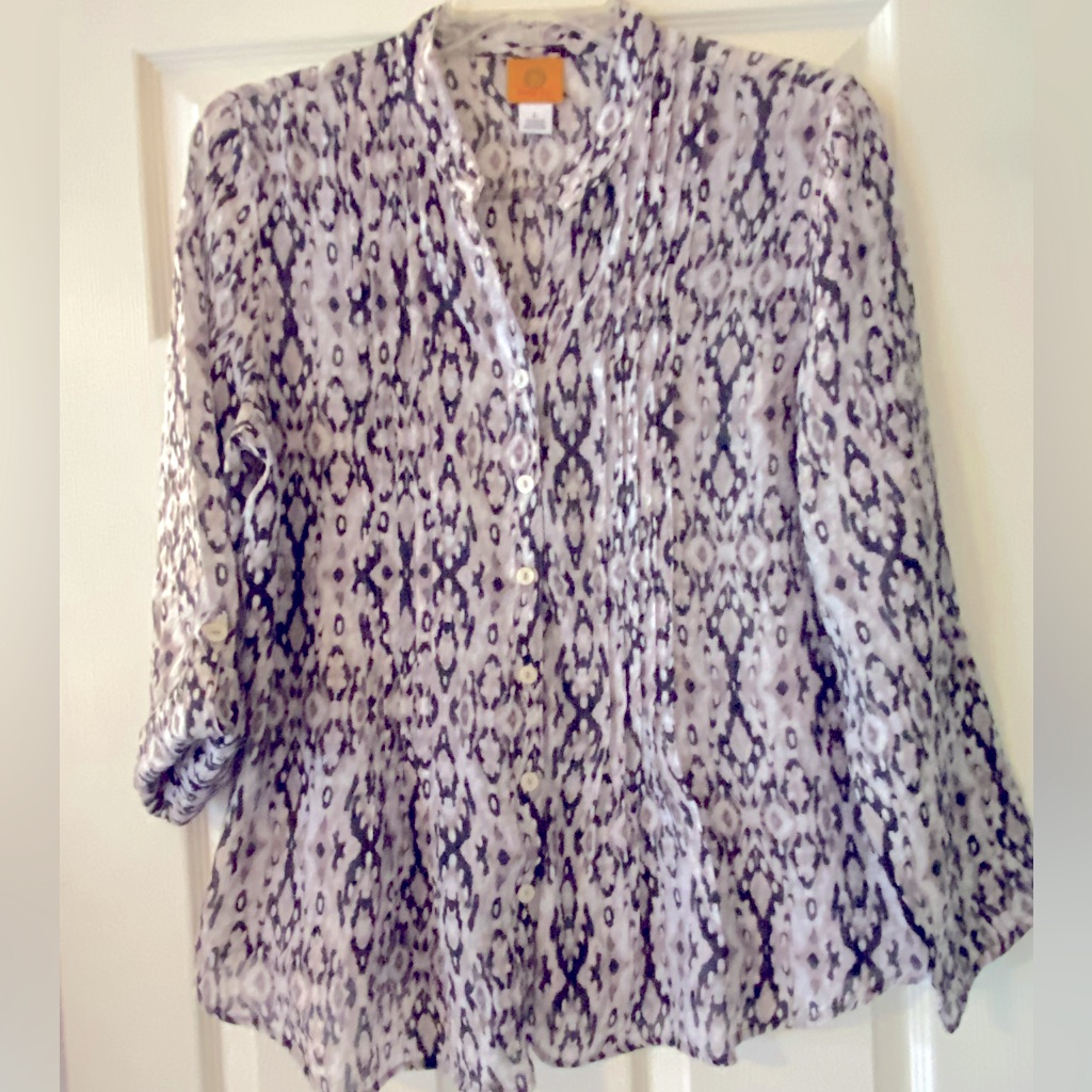 Ruby Rd. Sheer Blouse